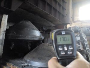 Temperature control when we put the castings into heat treatment furnace.