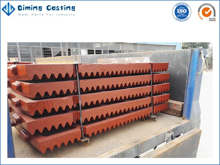 PE 250X1200 Jaw Plates