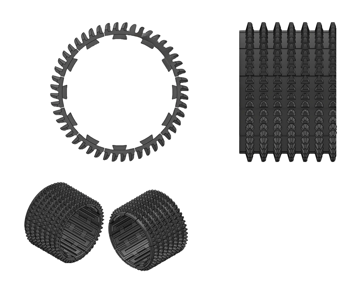 Double Roll Crusher Tooth Plates