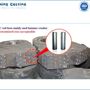 TIC inserts manganese hammer